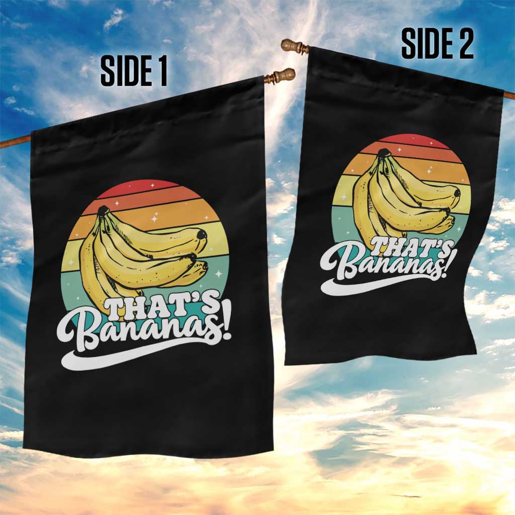 That's Bananas Garden Flag Funny Banana Lover Saying - Wonder Print Shop