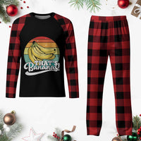 That's Bananas Plaid Pajama Set Funny Banana Lover Saying - Wonder Print Shop