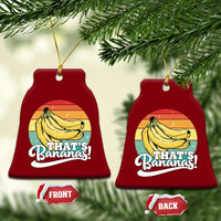 That's Bananas Ceramic Ornament Funny Banana Lover Saying - Wonder Print Shop