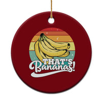 That's Bananas Ceramic Ornament Funny Banana Lover Saying - Wonder Print Shop