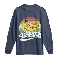 That's Bananas Long Sleeve Shirt Funny Banana Lover Saying - Wonder Print Shop