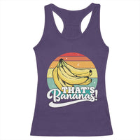 That's Bananas Racerback Tank Top Funny Banana Lover Saying - Wonder Print Shop