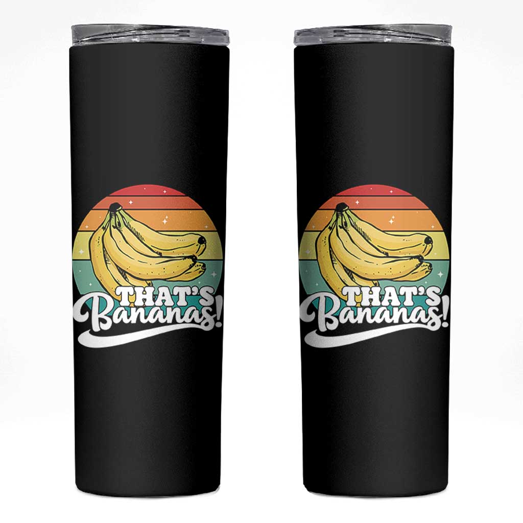 That's Bananas Skinny Tumbler Funny Banana Lover Saying - Wonder Print Shop