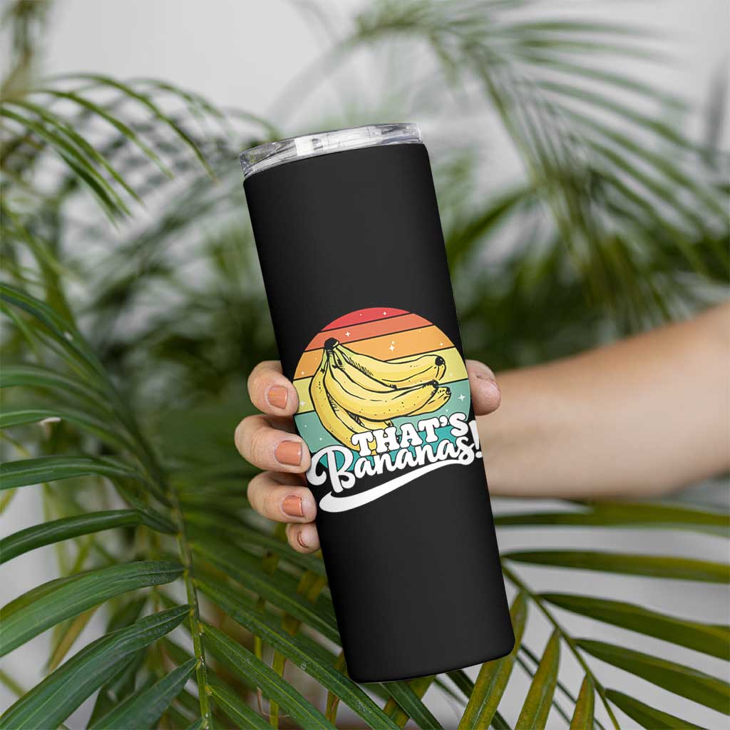 That's Bananas Skinny Tumbler Funny Banana Lover Saying - Wonder Print Shop