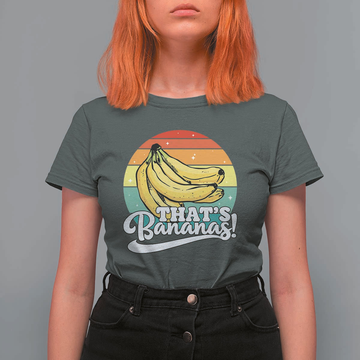 That's Bananas T Shirt For Women Funny Banana Lover Saying - Wonder Print Shop