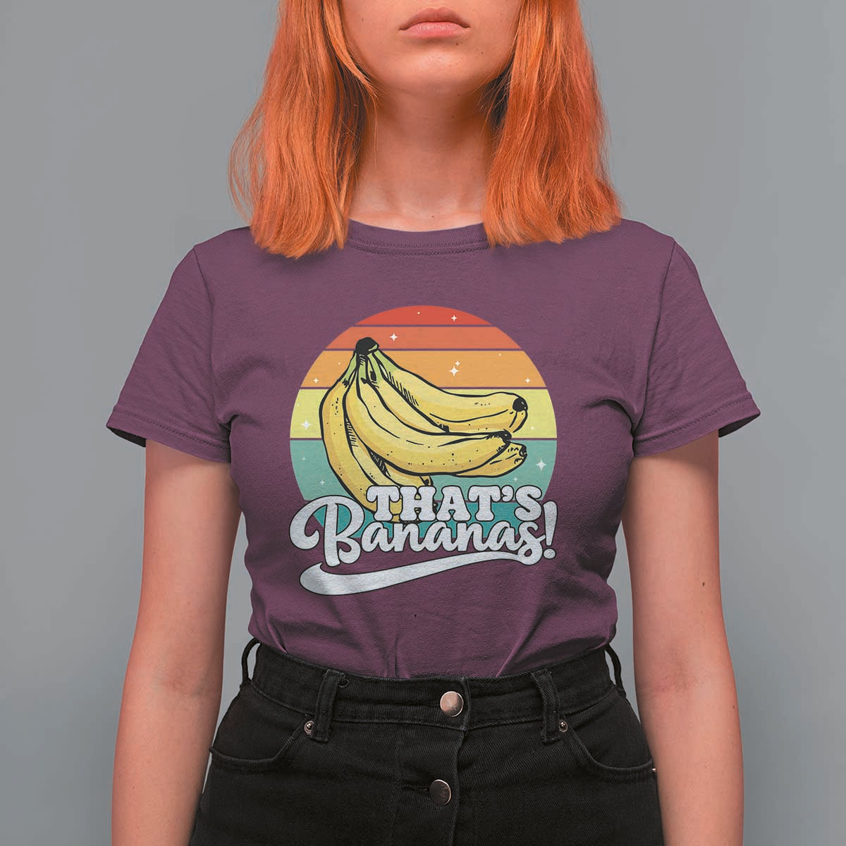 That's Bananas T Shirt For Women Funny Banana Lover Saying - Wonder Print Shop