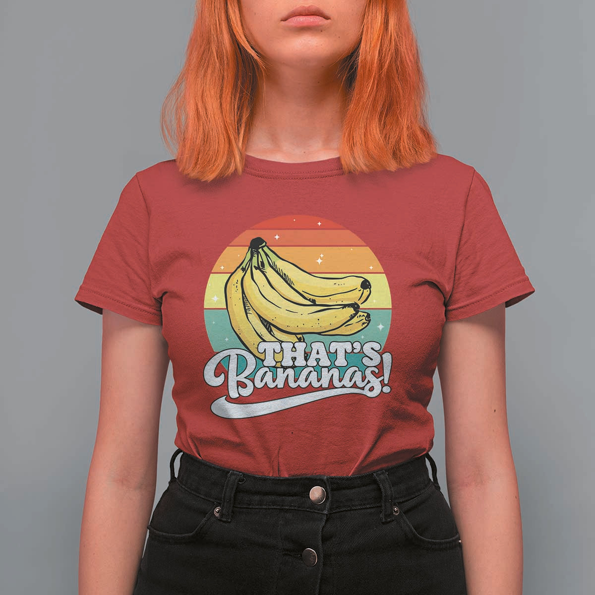 That's Bananas T Shirt For Women Funny Banana Lover Saying - Wonder Print Shop