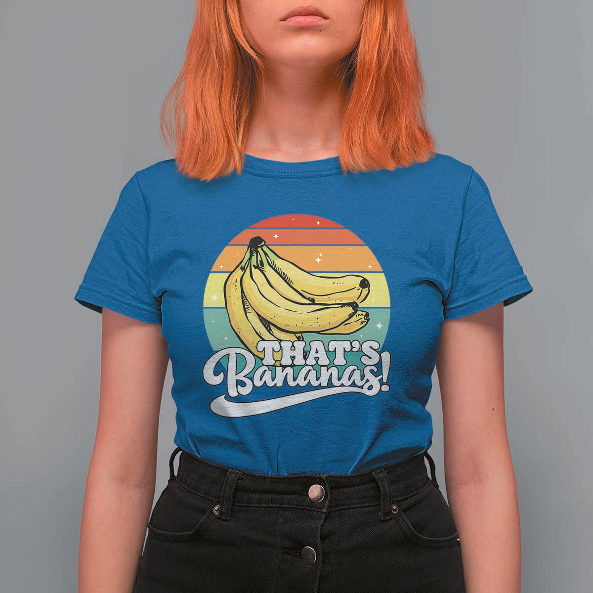 That's Bananas T Shirt For Women Funny Banana Lover Saying - Wonder Print Shop