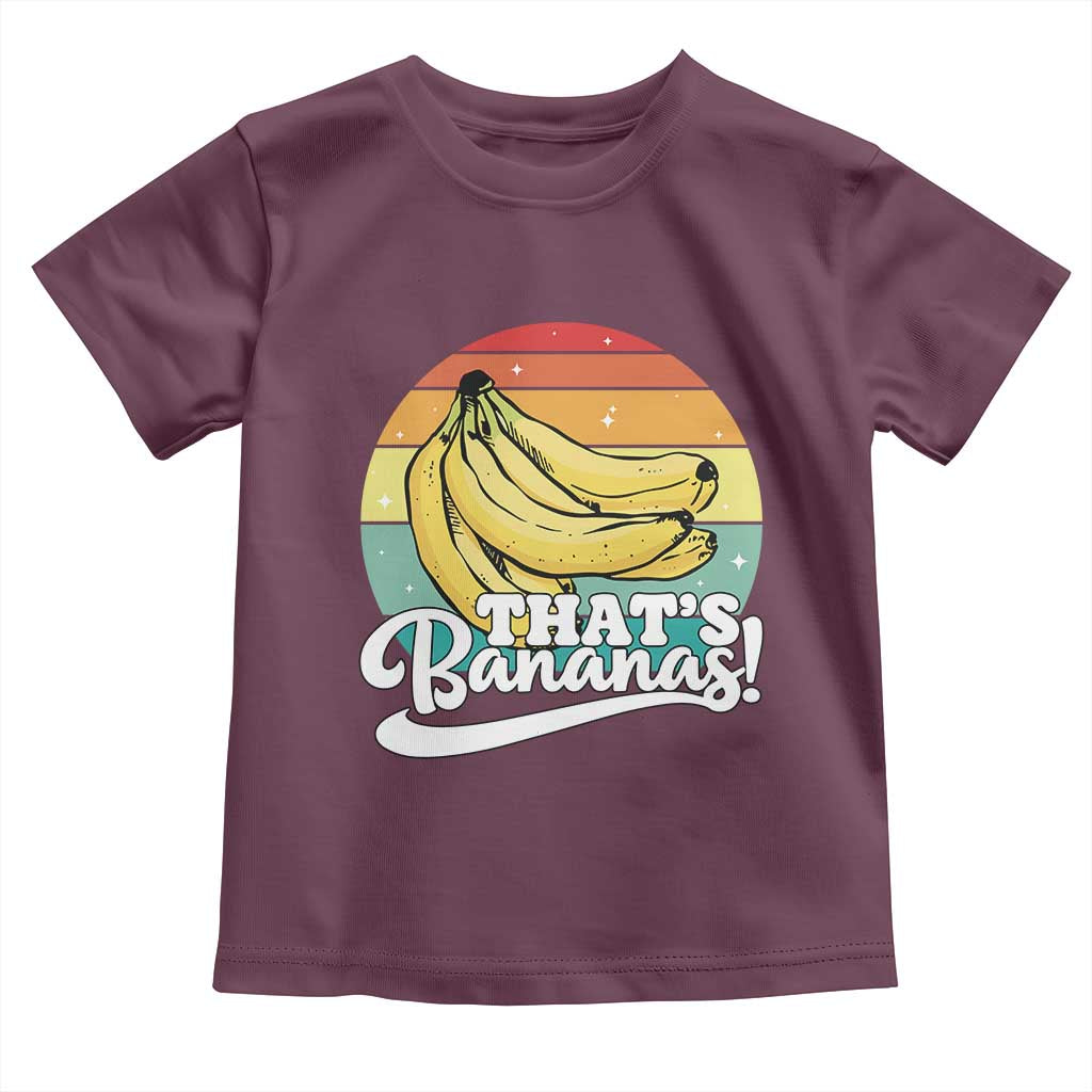 That's Bananas Toddler T Shirt Funny Banana Lover Saying - Wonder Print Shop