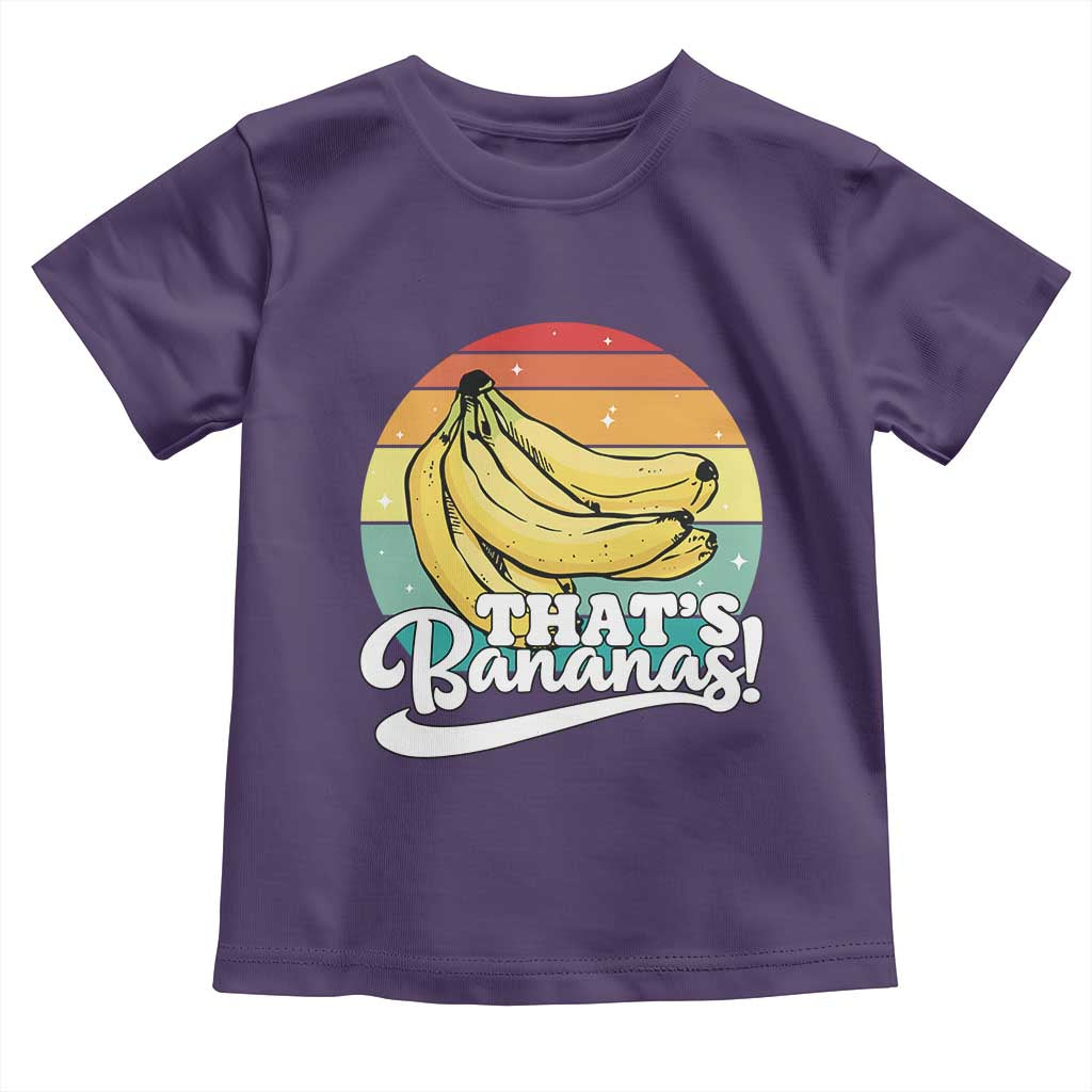 That's Bananas Toddler T Shirt Funny Banana Lover Saying - Wonder Print Shop