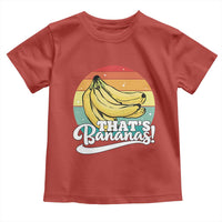 That's Bananas Toddler T Shirt Funny Banana Lover Saying - Wonder Print Shop