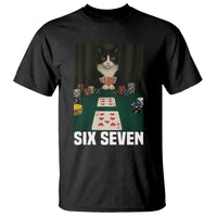 67 Poker Cat T Shirt Funny Six Seven Meme - Wonder Print Shop