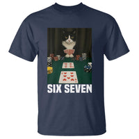 67 Poker Cat T Shirt Funny Six Seven Meme - Wonder Print Shop