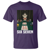 67 Poker Cat T Shirt Funny Six Seven Meme - Wonder Print Shop