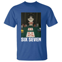 67 Poker Cat T Shirt Funny Six Seven Meme - Wonder Print Shop