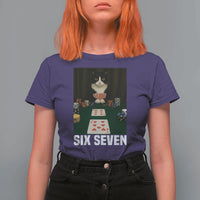 67 Poker Cat T Shirt For Women Funny Six Seven Meme - Wonder Print Shop