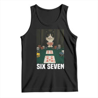 67 Poker Cat Tank Top Funny Six Seven Meme - Wonder Print Shop