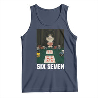 67 Poker Cat Tank Top Funny Six Seven Meme - Wonder Print Shop