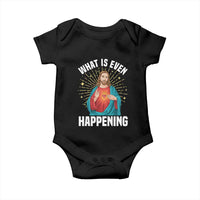 Funny Christian Baby Onesie What Is Even Happening - Wonder Print Shop