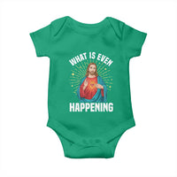 Funny Christian Baby Onesie What Is Even Happening - Wonder Print Shop