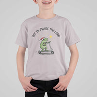 Off To Praise The Lord T Shirt For Kid Funny Frog Christian - Wonder Print Shop