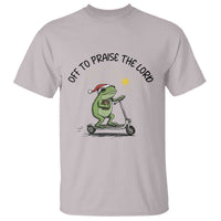 Off To Praise The Lord T Shirt Funny Frog Christian - Wonder Print Shop