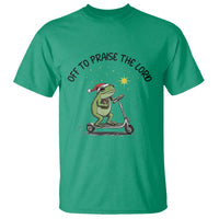 Off To Praise The Lord T Shirt Funny Frog Christian - Wonder Print Shop