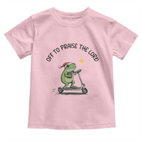 Off To Praise The Lord Toddler T Shirt Funny Frog Christian - Wonder Print Shop