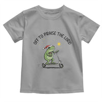 Off To Praise The Lord Toddler T Shirt Funny Frog Christian - Wonder Print Shop