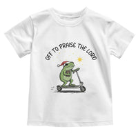 Off To Praise The Lord Toddler T Shirt Funny Frog Christian - Wonder Print Shop