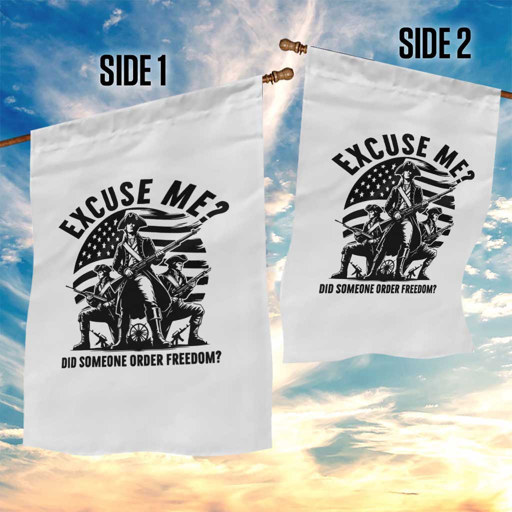 Freedom Resist Protest Civil Rights Garden Flag Excuse Me Did Someone Order Freedom