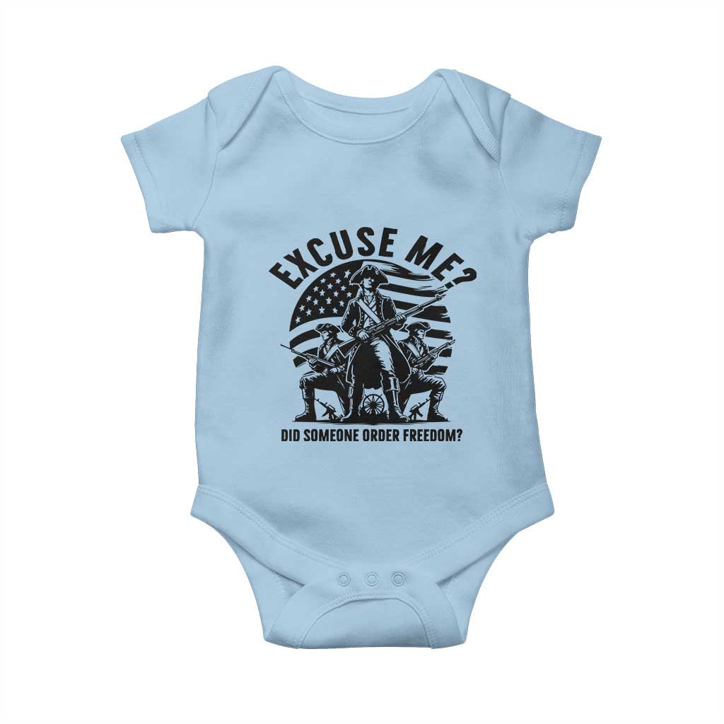 Freedom Resist Protest Civil Rights Baby Onesie Excuse Me Did Someone Order Freedom