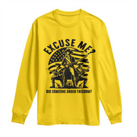 Freedom Resist Protest Civil Rights Long Sleeve Shirt Excuse Me Did Someone Order Freedom