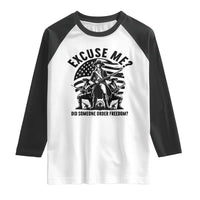 Freedom Resist Protest Civil Rights Raglan Shirt Excuse Me Did Someone Order Freedom