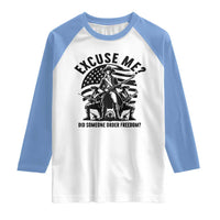 Freedom Resist Protest Civil Rights Raglan Shirt Excuse Me Did Someone Order Freedom
