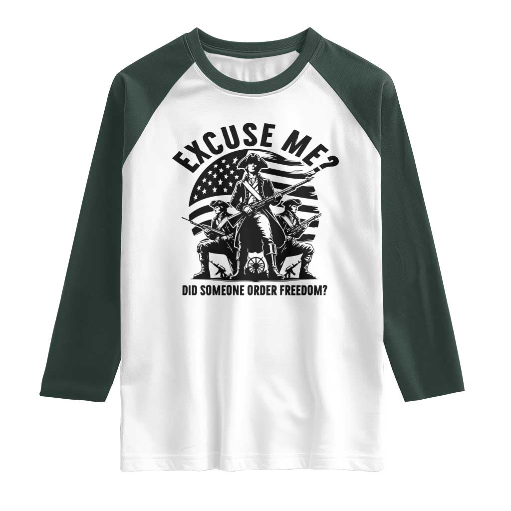 Freedom Resist Protest Civil Rights Raglan Shirt Excuse Me Did Someone Order Freedom