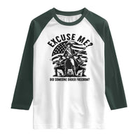Freedom Resist Protest Civil Rights Raglan Shirt Excuse Me Did Someone Order Freedom