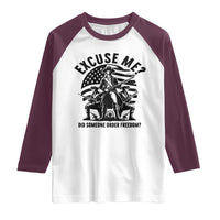 Freedom Resist Protest Civil Rights Raglan Shirt Excuse Me Did Someone Order Freedom