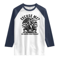 Freedom Resist Protest Civil Rights Raglan Shirt Excuse Me Did Someone Order Freedom