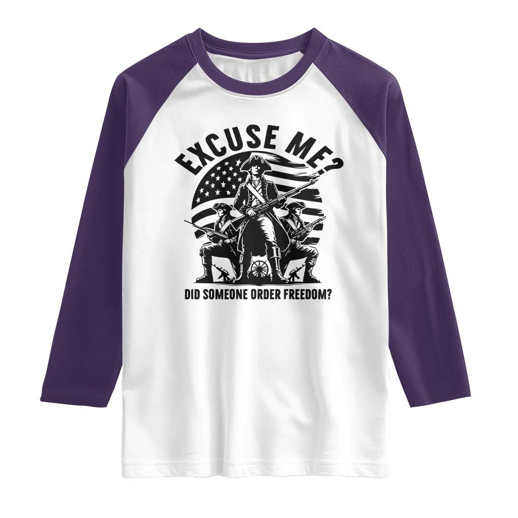 Freedom Resist Protest Civil Rights Raglan Shirt Excuse Me Did Someone Order Freedom