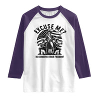 Freedom Resist Protest Civil Rights Raglan Shirt Excuse Me Did Someone Order Freedom