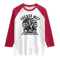 Freedom Resist Protest Civil Rights Raglan Shirt Excuse Me Did Someone Order Freedom