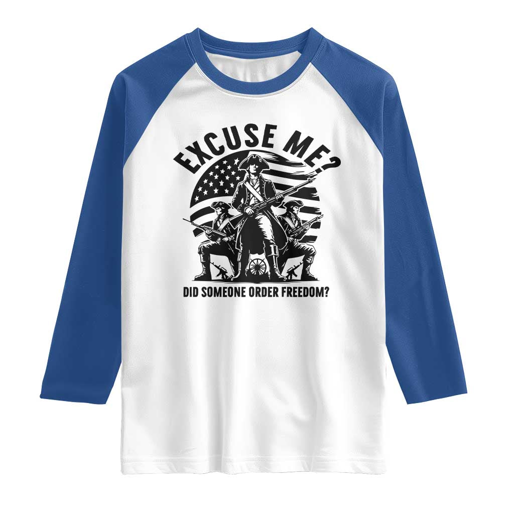 Freedom Resist Protest Civil Rights Raglan Shirt Excuse Me Did Someone Order Freedom