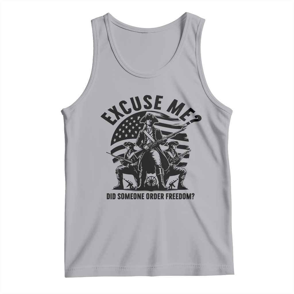 Freedom Resist Protest Civil Rights Tank Top Excuse Me Did Someone Order Freedom