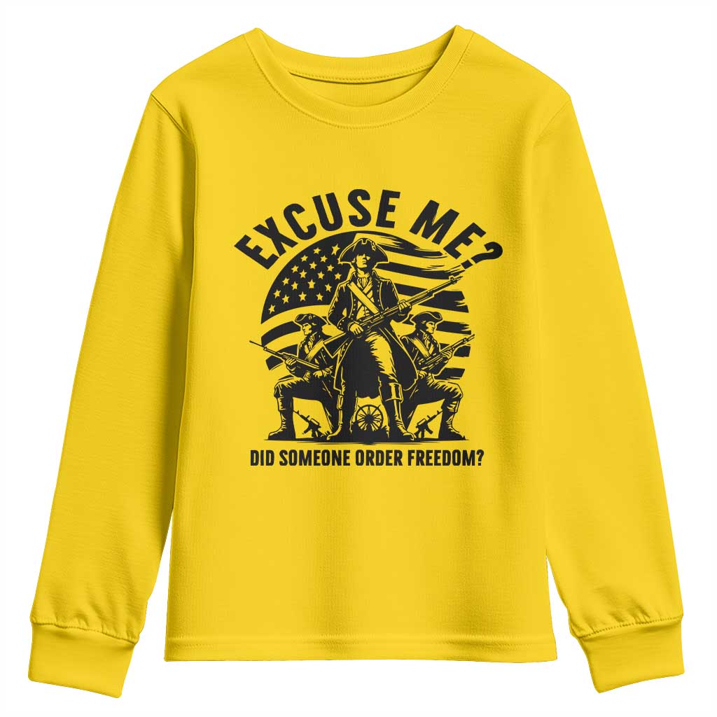 Freedom Resist Protest Civil Rights Youth Sweatshirt Excuse Me Did Someone Order Freedom