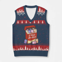 I Need An Alani V-Neck Knit Sweater Vest Funny Drinking Trendy Summer Vacation