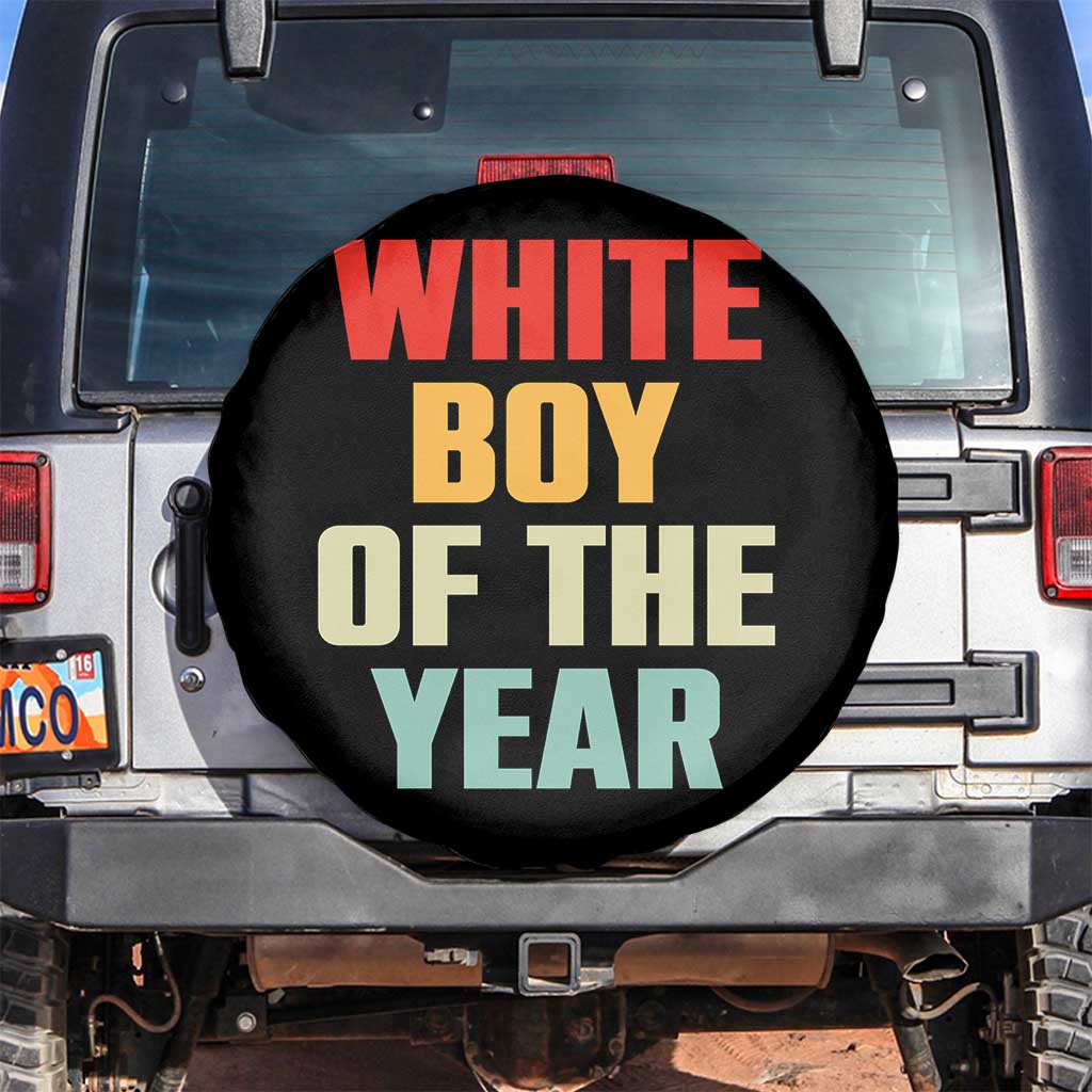 White Boy Of The Year Spare Tire Cover Funny Statement