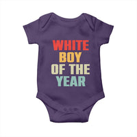 White Boy Of The Year Baby Onesie Funny Statement