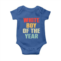 White Boy Of The Year Baby Onesie Funny Statement