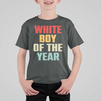 White Boy Of The Year T Shirt For Kid Funny Statement